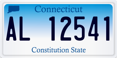CT license plate AL12541