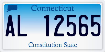 CT license plate AL12565