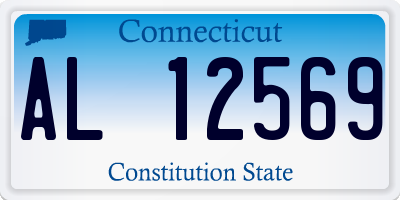CT license plate AL12569