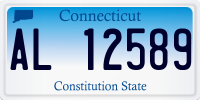CT license plate AL12589