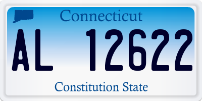 CT license plate AL12622