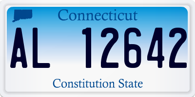 CT license plate AL12642