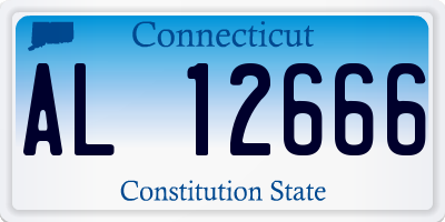 CT license plate AL12666
