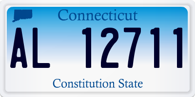 CT license plate AL12711