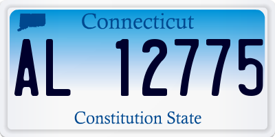 CT license plate AL12775