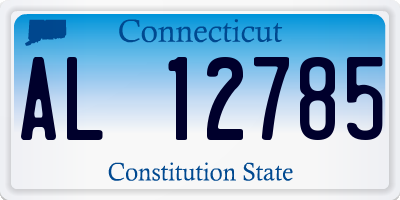 CT license plate AL12785