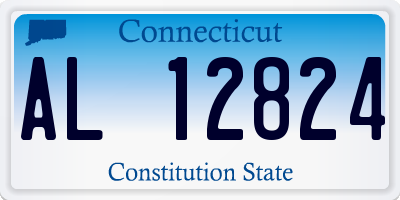 CT license plate AL12824
