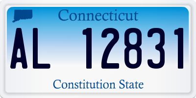 CT license plate AL12831