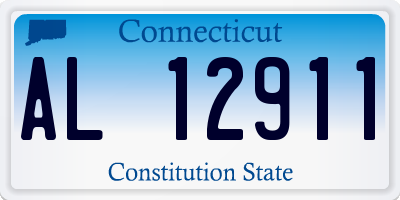 CT license plate AL12911