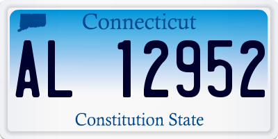 CT license plate AL12952