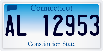 CT license plate AL12953
