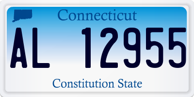 CT license plate AL12955