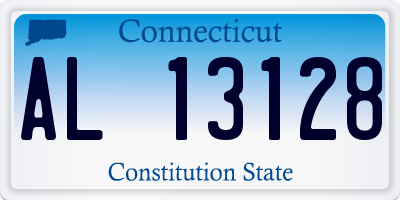 CT license plate AL13128