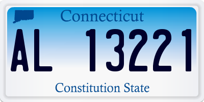 CT license plate AL13221
