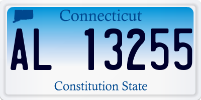 CT license plate AL13255