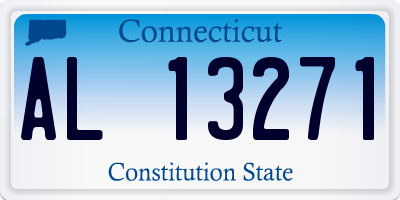 CT license plate AL13271