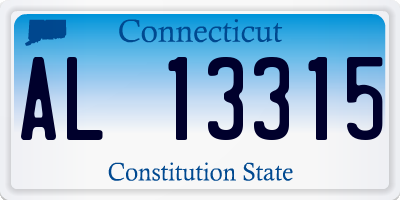 CT license plate AL13315