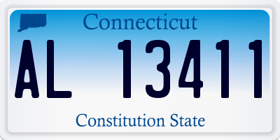 CT license plate AL13411