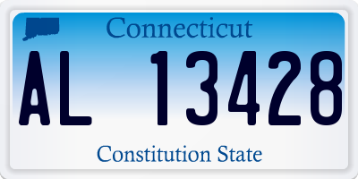 CT license plate AL13428