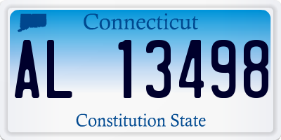 CT license plate AL13498