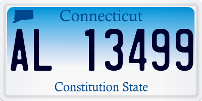 CT license plate AL13499