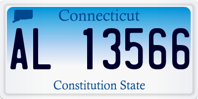 CT license plate AL13566