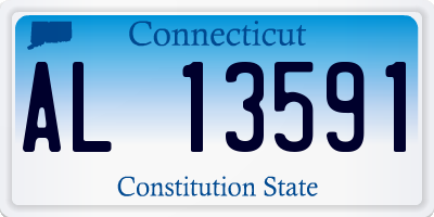 CT license plate AL13591