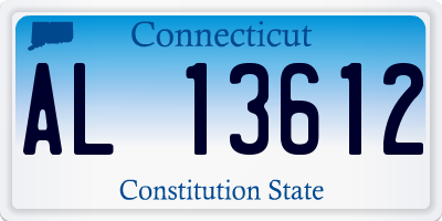 CT license plate AL13612