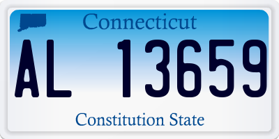 CT license plate AL13659