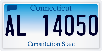 CT license plate AL14050
