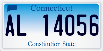 CT license plate AL14056