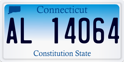 CT license plate AL14064