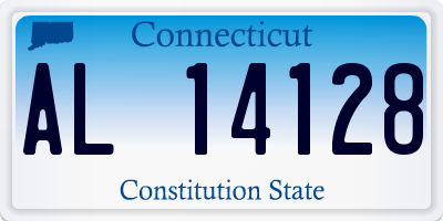 CT license plate AL14128