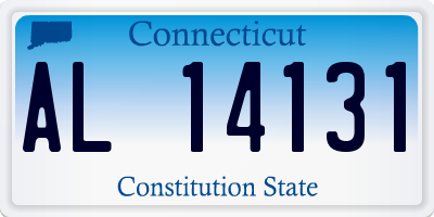 CT license plate AL14131