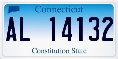 CT license plate AL14132