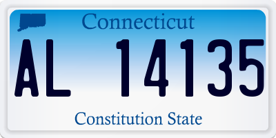 CT license plate AL14135