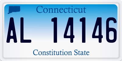 CT license plate AL14146