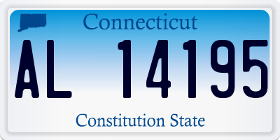 CT license plate AL14195