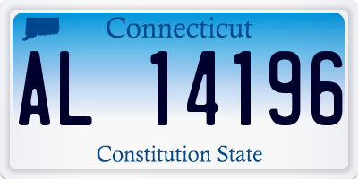 CT license plate AL14196