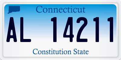 CT license plate AL14211