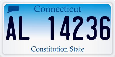 CT license plate AL14236