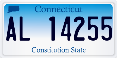 CT license plate AL14255