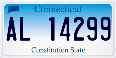 CT license plate AL14299