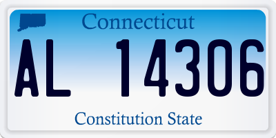 CT license plate AL14306