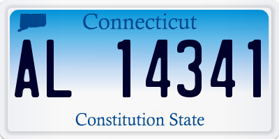 CT license plate AL14341