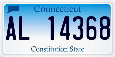 CT license plate AL14368