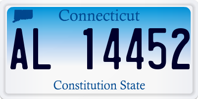CT license plate AL14452