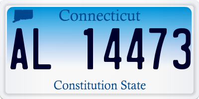 CT license plate AL14473