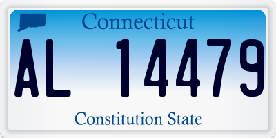 CT license plate AL14479