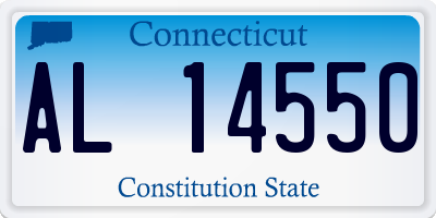 CT license plate AL14550